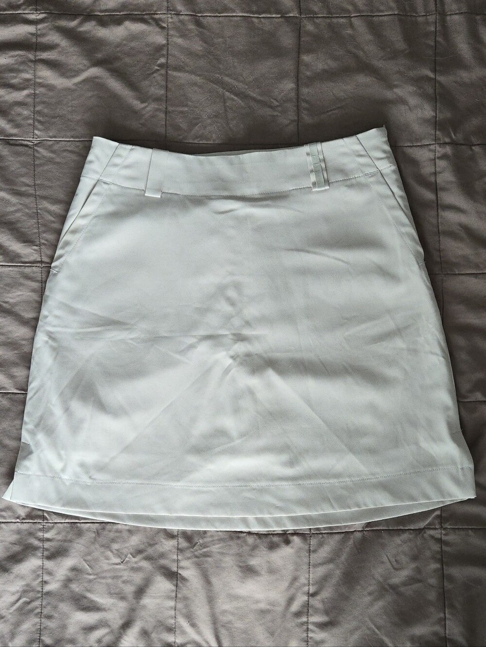 Nike Golf Dri-FIT Women's Light Gray Performance Golf Skort Skirt Size 4